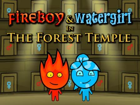 Oheň a Voda 1 - Fireboy And Watergirl Forest Temple